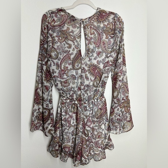 Show Me Your Mumu‎ Floral Paisley Loretta Romper Small - Picture 4 of 7